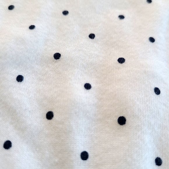 ♡ 5/$20- Carter's Girl's White Polka Dot Pink Bird Short Sleeve Bodysuit Newborn - Picture 5 of 6